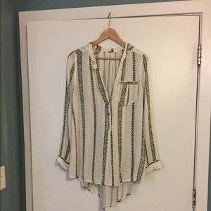 Free People flowy button down